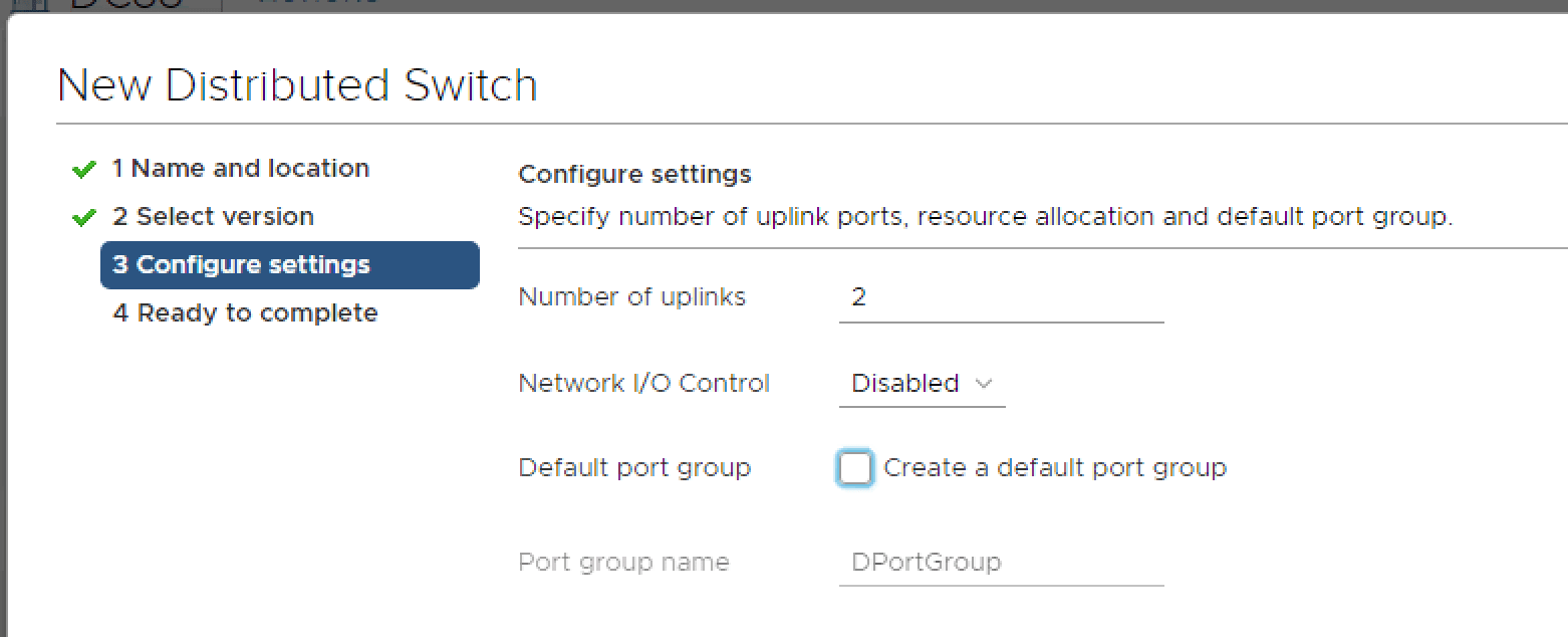 Изменить настройки коммутатора